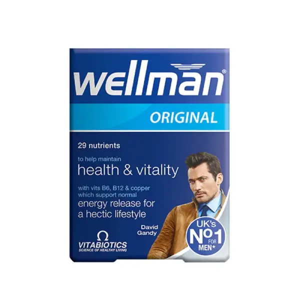 قرص مولتی ویتامین ول من ویتابیوتیکس Vitabiotics Wellman