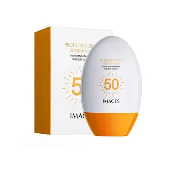 خرید کرم ضد آفتاب فلوئیدی بی رنگ IMAGES PROTECTIVE CREAM SPF50