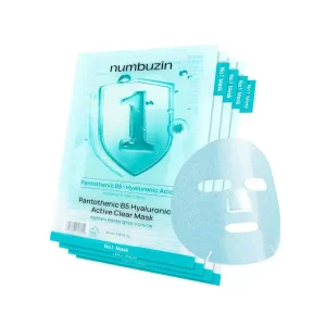ماسک شفاف‌کننده و آبرسان هیالورونیک B5 نامبوزین Numbuzin
