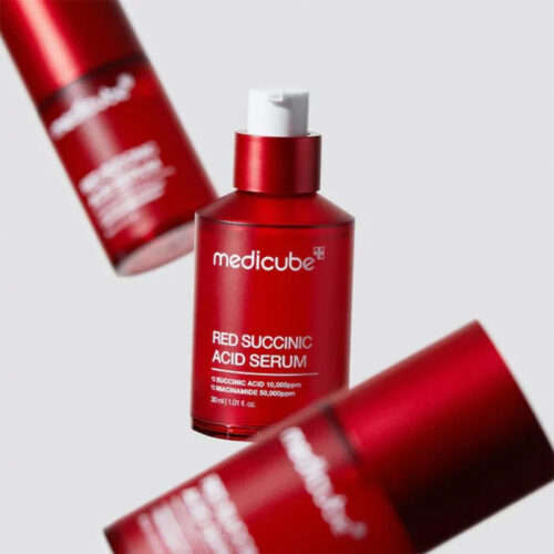 سرم سوکسینیک اسید قرمز ضد جوش مدی کیوب Medicube