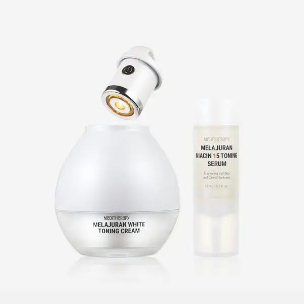 ست سرم کرم و دستگاه روشن‌کننده ملاژورن مدی‌تراپی