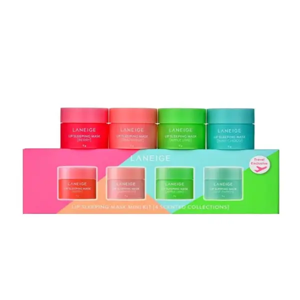 پک ۴تایی ماسک لب شب مینی لانیژ 8 گرمی