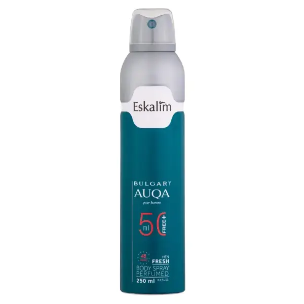 اسپری خوشبوکننده بدن مردانه اسکالیم مدل Bvlgari Aqva