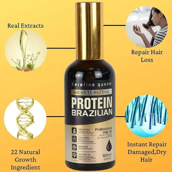 قیمت روغن آرگان و پروتئین کراتین کویین 100 میل