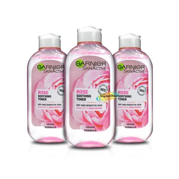 قیمت شیر پاک‌کن عصاره گل رز گارنیر حجم 200 میلی‌لیتر