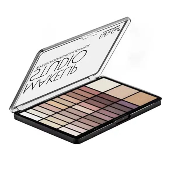 قیمت پالت سایه چشم و هایلایتر حرفه‌ای لورا بیوتی 33 رنگ