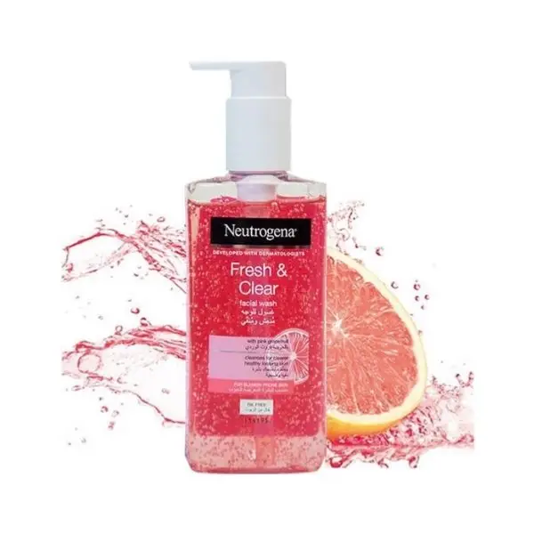 قیمت ژل شستشوی صورت نوتروژینا حاوی عصاره گریپ فروت مناسب انواع پوست 200 میل