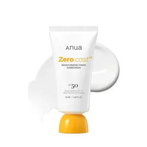 ضدآفتاب آبرسان بدون رد سفیدی آنوا مدل Zero-Cast Moisturizing Finish SPF 50