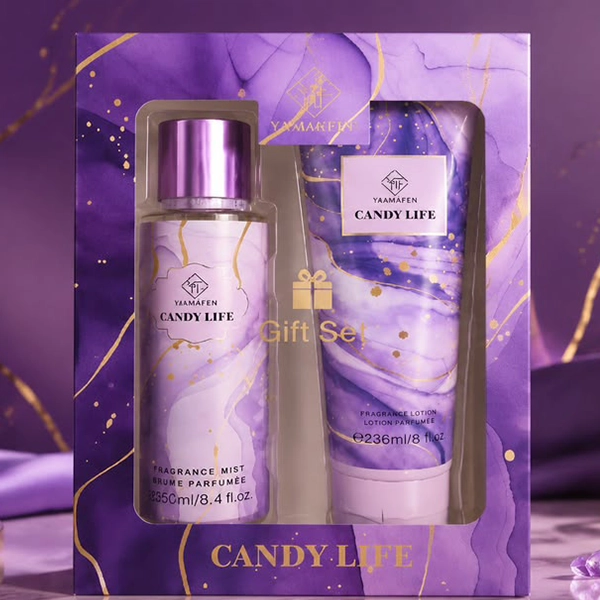 قیمت ست هدیه بادی اسپلش و لوسیون بدن یامانفن مدل Candy Life