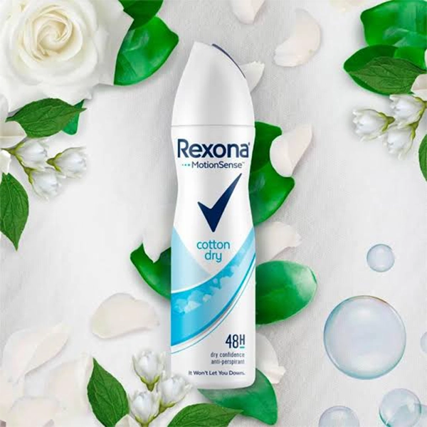قیمت اسپری دئودورانت زنانه Rexona مدل Cotton Dry