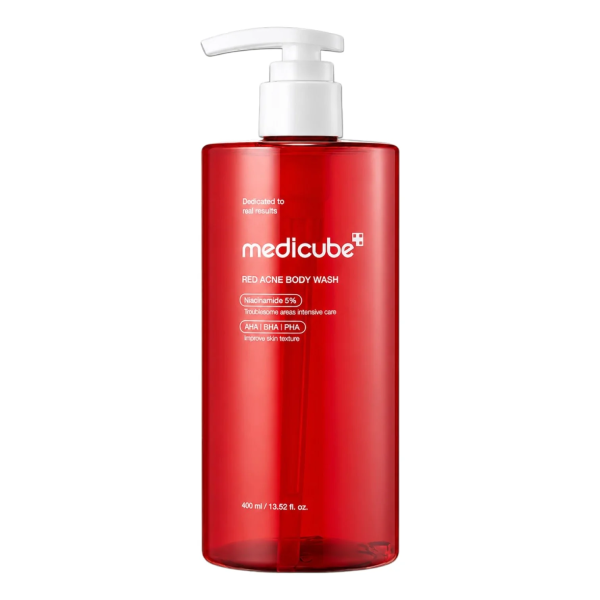 شامپو بدن ضد جوش مدی کیوب 400 میل Medicube Red Body Wash