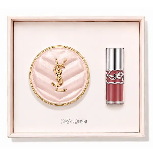 پک لوکس لیپ_گلاس و کوشن YSL